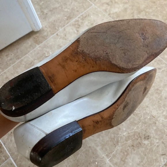 White Ferragamo Loafers - Picture 3 of 3